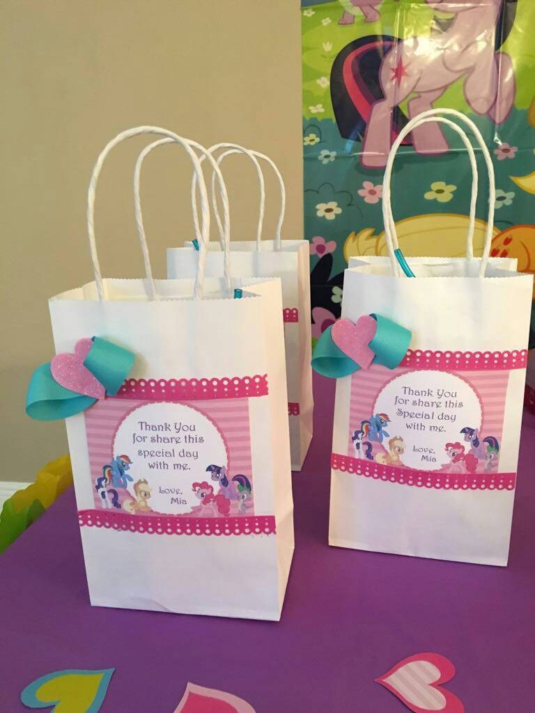 my little pony birthday party favors