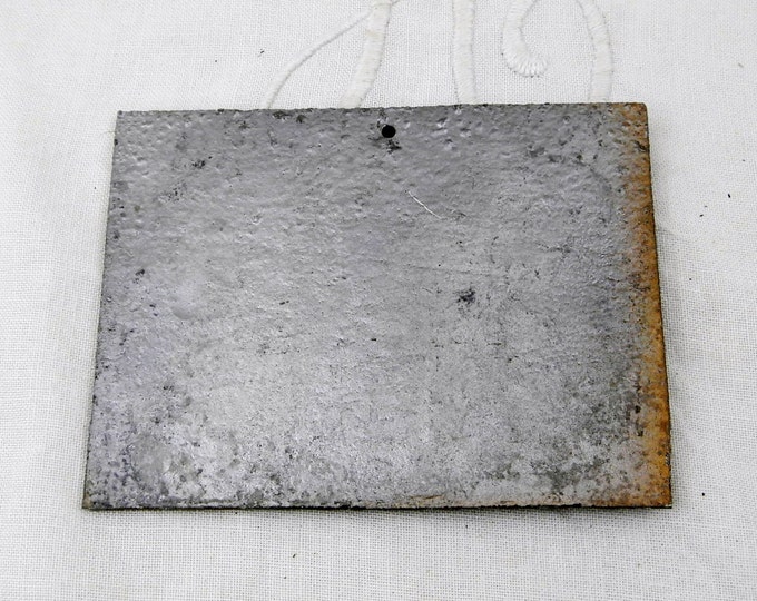 Vintage French Metal Plaque from the Paris Competition for Poultry Breeding 1st Prize, Wall Hanging, Retro Sign, Chicken Variety, Farmyard