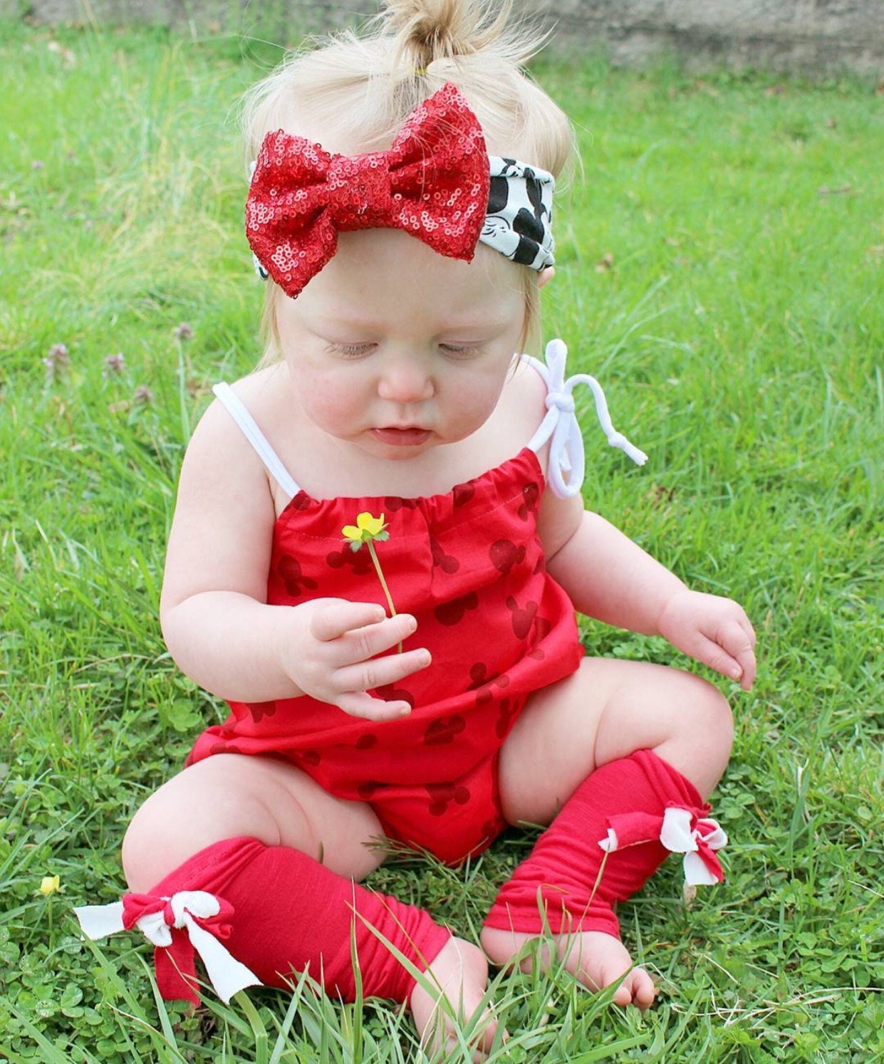 Baby Girl Sunsuit Romper / Girls Sunsuit / Baby Romper/ Girls