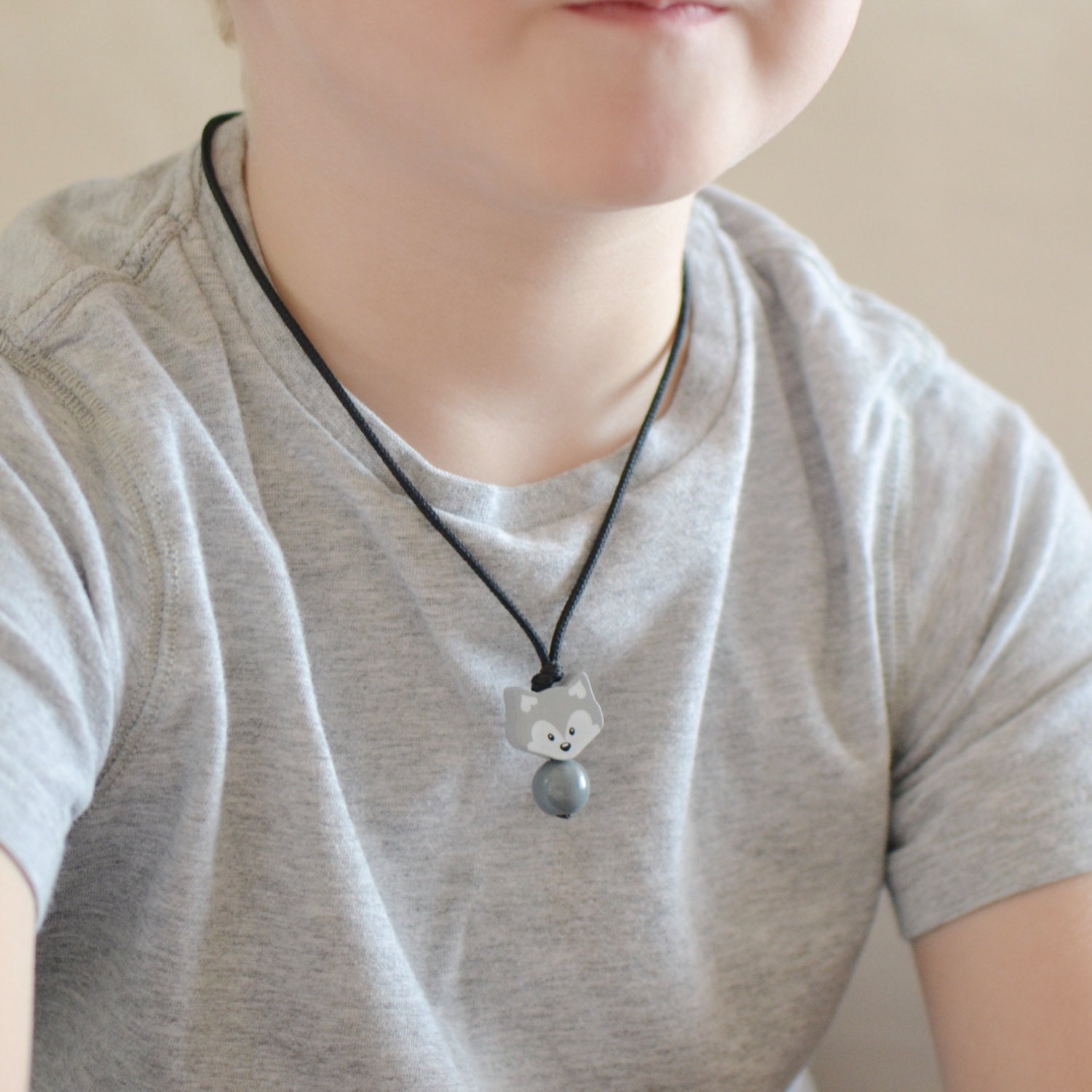 Children necklace little boy necklace kid accessories photo