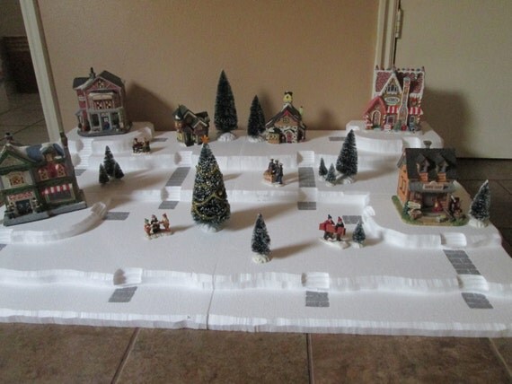 Christmas Village Display Platform Base J38 Dept56 Lemax 