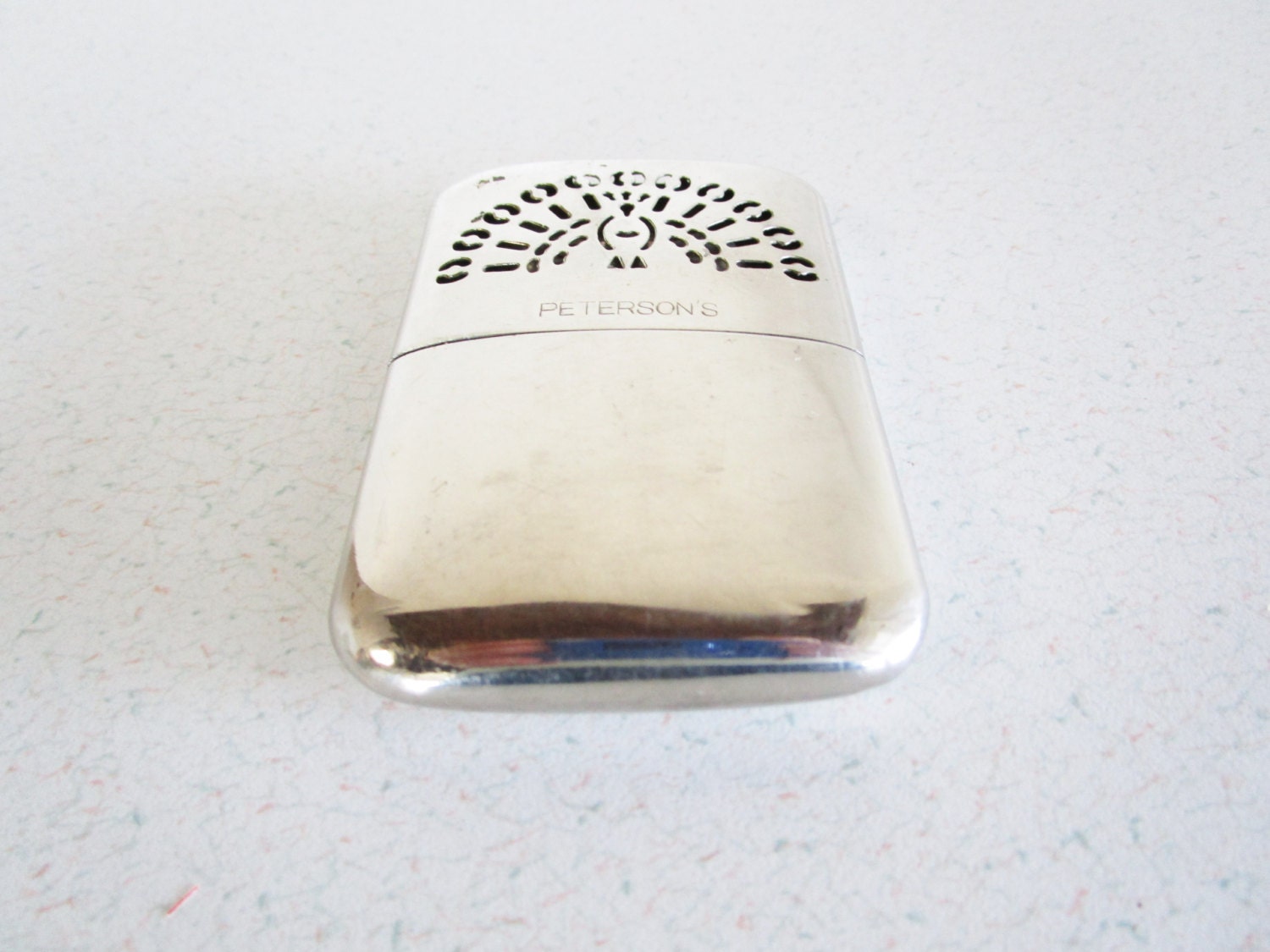 Metal Hand Warmer Vintage Peacock Industrial Made in Japan