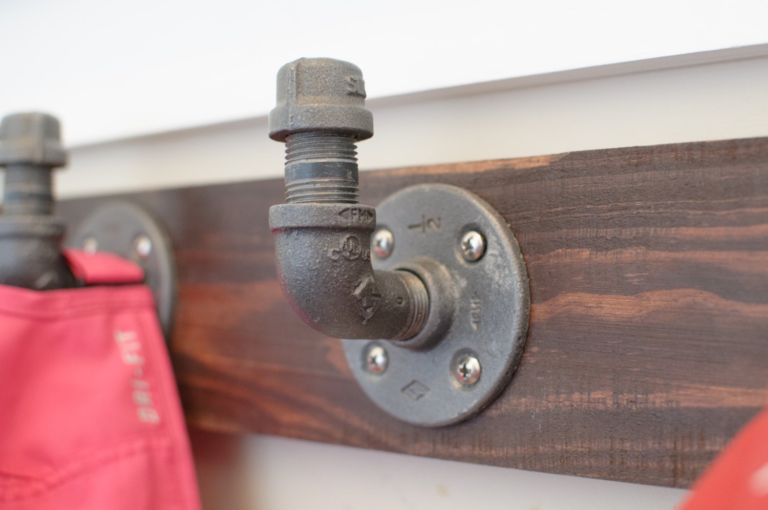 Handmade Pipe Coat/Hat Rack