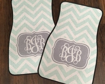 Personalized Car Mats- Monogrammed Automobile Mat - Initial Car Mat - Monogrammed Gifts