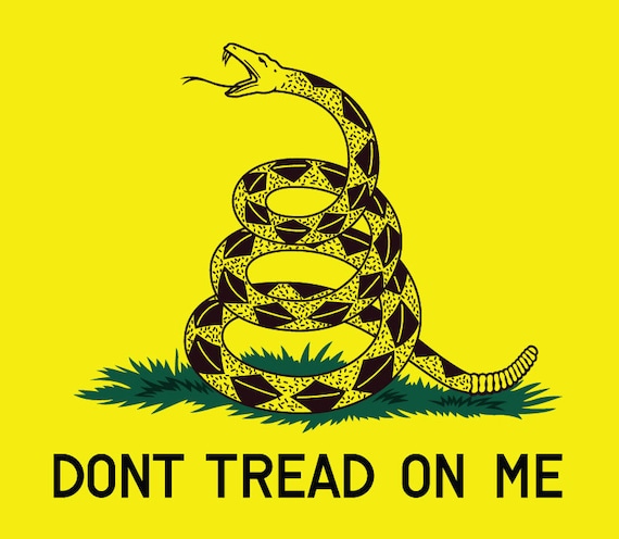 Dont tread on me Gadsden flag SVG & AI vector download