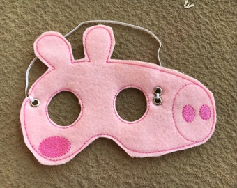 Peppa Pig inspired mask