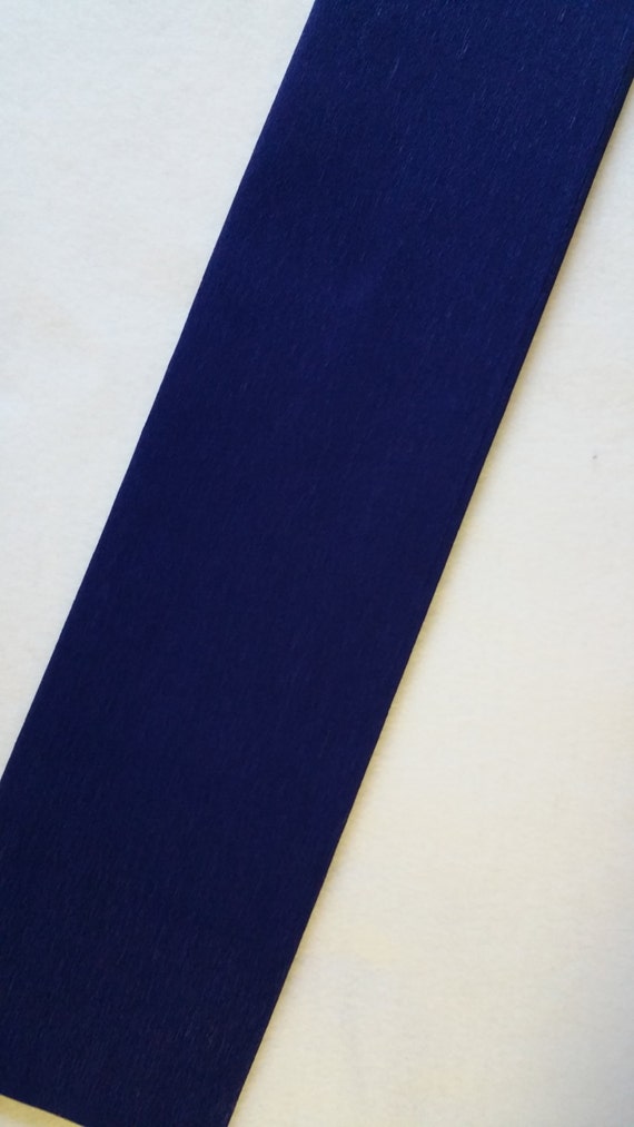 NAVY BLUE Crepe Paper Dennison Crepe Paper Crepe Paper
