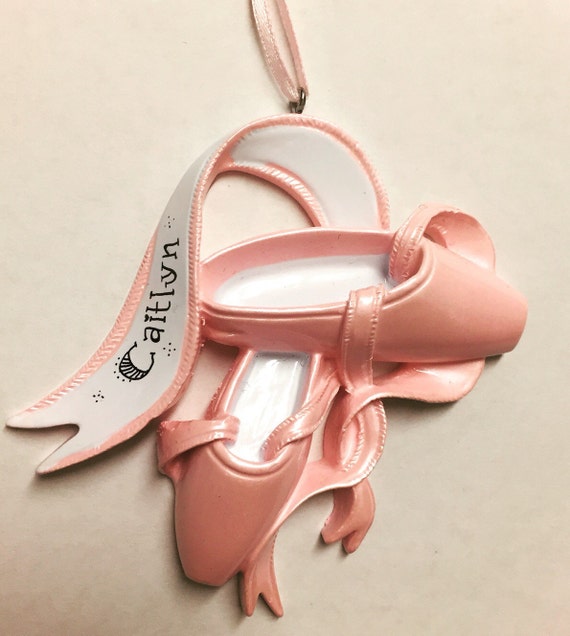 Ballet Ornament / Personalized Ornament Ballet Slippers