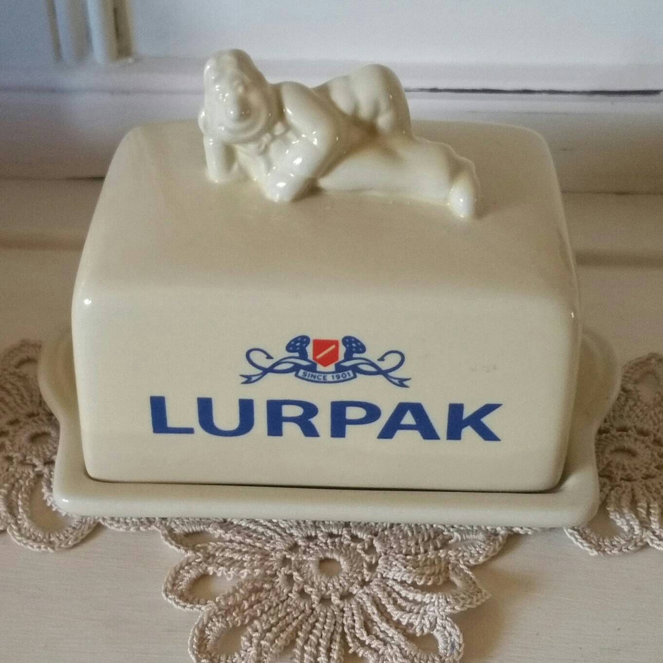 Vintage Lurpak Douglas butter dish