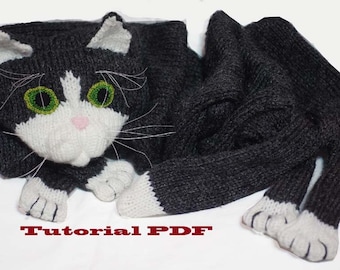 Cat Scarf Pattern PDF file Knitting a Cat Scarf Pattern Patterns For Knitting