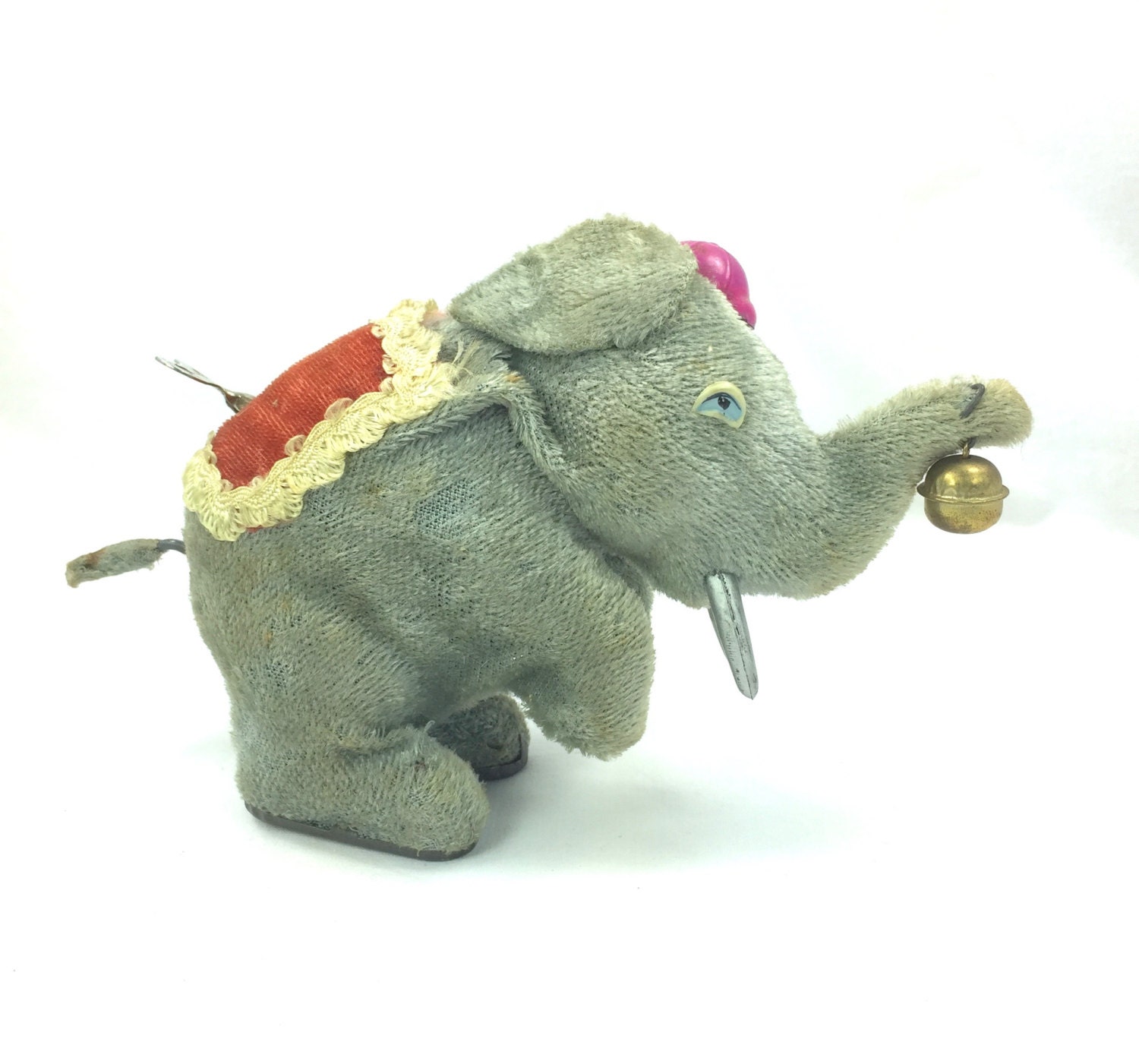 Occupied Japan Wind Up Elephant Vintage Toy
