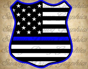 Blue Lives Matter svg, Police badge svg, silhouette, cricut, decal, vinyl, blue lives matter cut file, blue lives matter, american flag