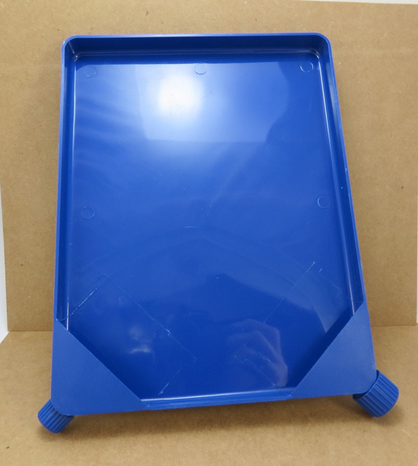 Beading Tray Funnel Tray 8 1/2x6 1/4 Blue Plastic Bead Tray