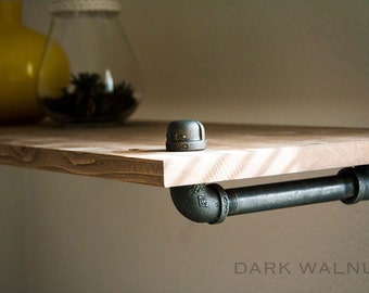 Shelf - 12/16" Deep - Shelf, Wood Shelf, Wall Shelf, Shelves, floating shelf, home decor, rustic, wood, furniture, industrial, reclaimed