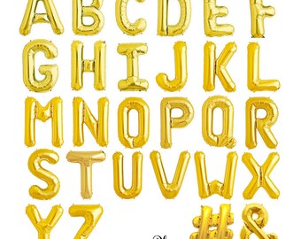 16 inch letter balloons