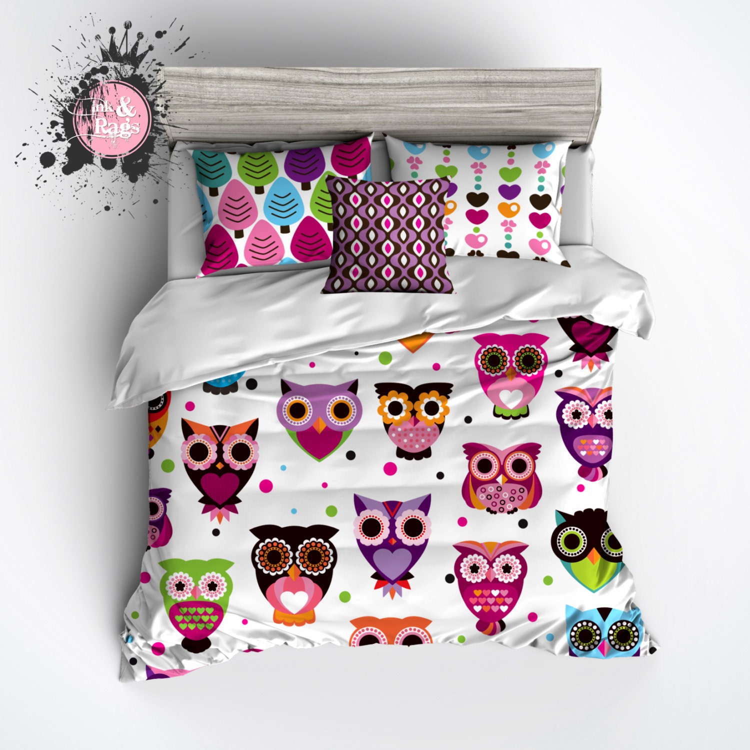 jellycat owl comforter