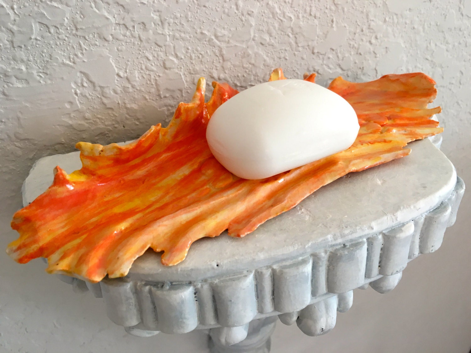 Ceramic Wave Soap Dish Jewelry Tray Ring Tray Jewelry