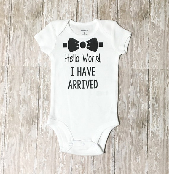  Hello World Onesie  Coming Home Outfit Newborn Outfit