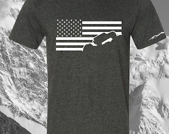 Jeep Wrangler Shirt USA American Flag