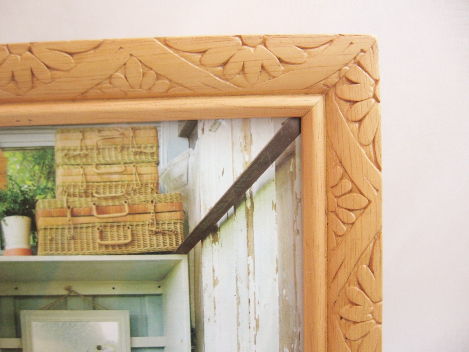 Vintage Carved Wooden Photo Frame for your 8 by 10 inch Photo