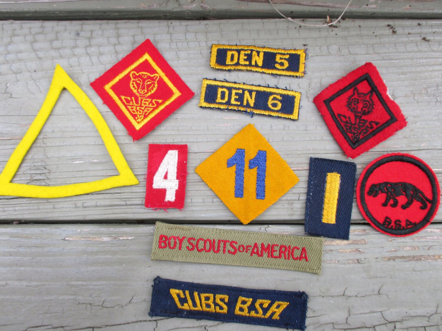 1940's Vintage Boy and Cub Scout Patches
