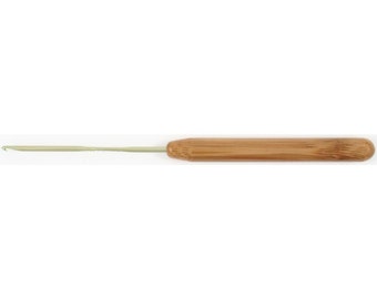 SUSAN BATES-Bamboo Handle/Aluminum Head Crochet Hooks, size B C D E F G H I J K L M N, Susan Bates Crochet Hooks