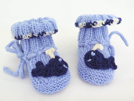Baby Girl Booties Knitting Pattern