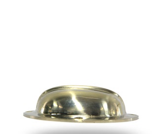 Brushed Nickel Simple Cabinet Handle or Desk Drawer Pull for an Office or Study, Traditional Decorative Filing Cabinet Furniture Door Knob