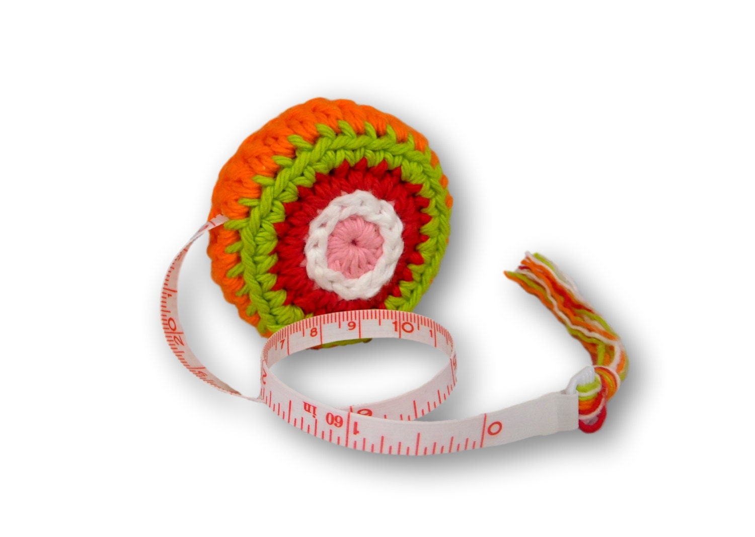 Crochet Cozy Retractable Tape Measure Cozy Tape Measure