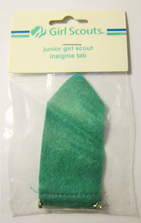 Vintage Junior Girl Scout Insignia Tab in Original