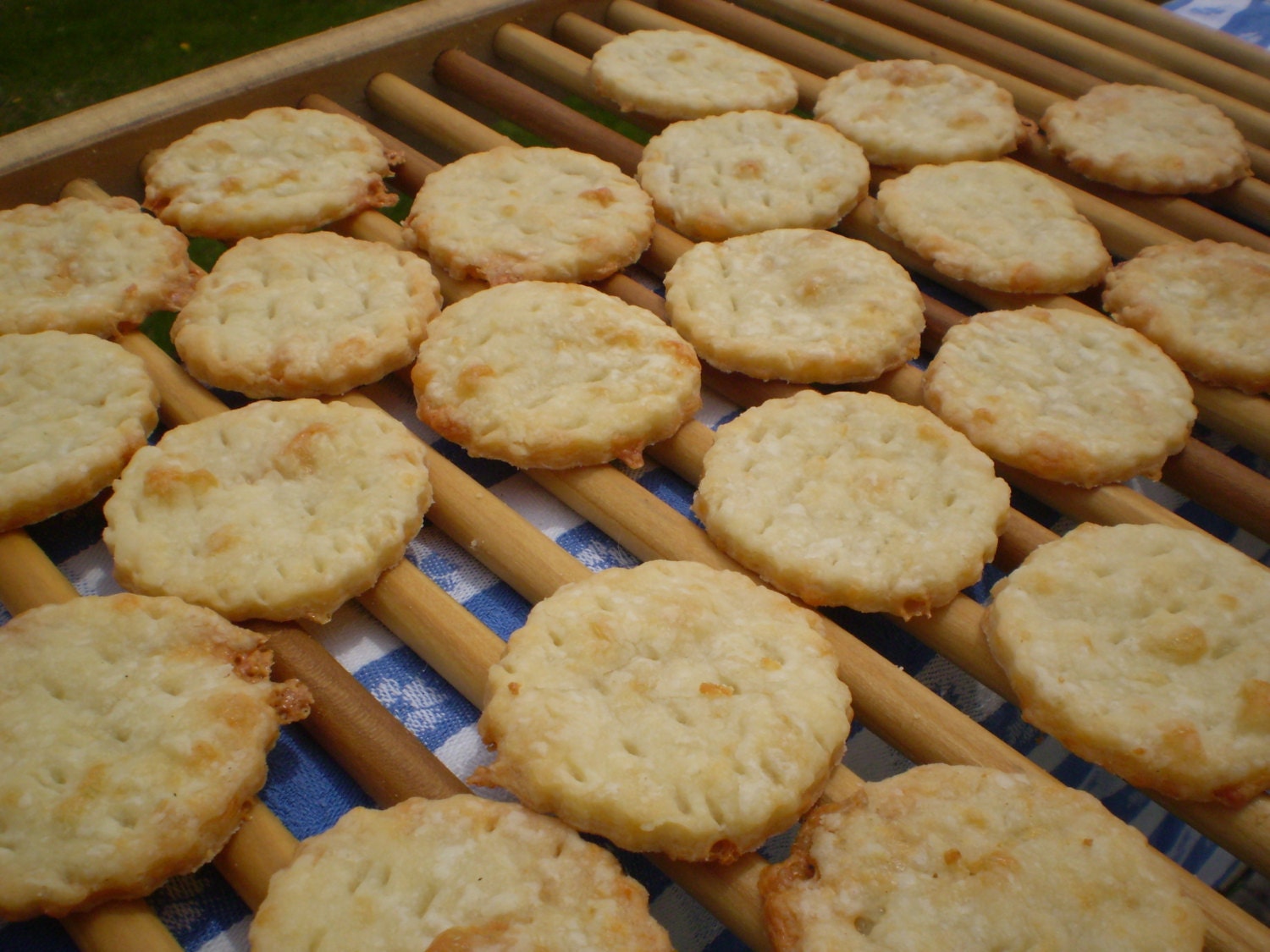 Swiss cheese crackers licensed kitchen by BlueRibbonConfection