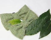 Harris Tweed Bow Tie - The Harry bow tie dog accessory, canine bling, green herringbone