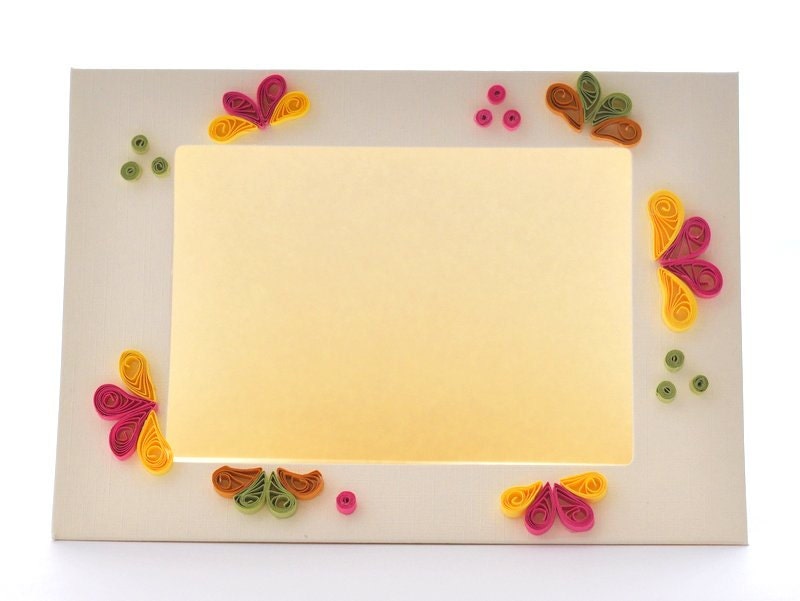 Quilled Card Paper Quilling Card Photo Frame Card Paper Frame