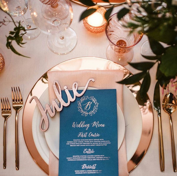 Custom Name Place Cards