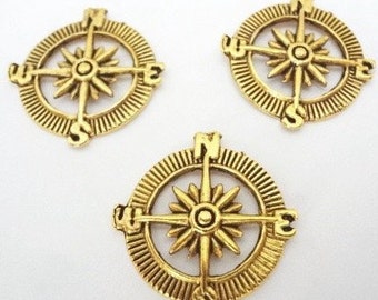 FREE SHIPPING Nautical Compass Push Pin