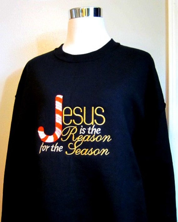 Christmas Sweatshirt Christian Christmas Sweatshirt