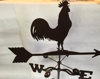 Metal Rooster Wind Vane, Garden Decor, Garden Art,