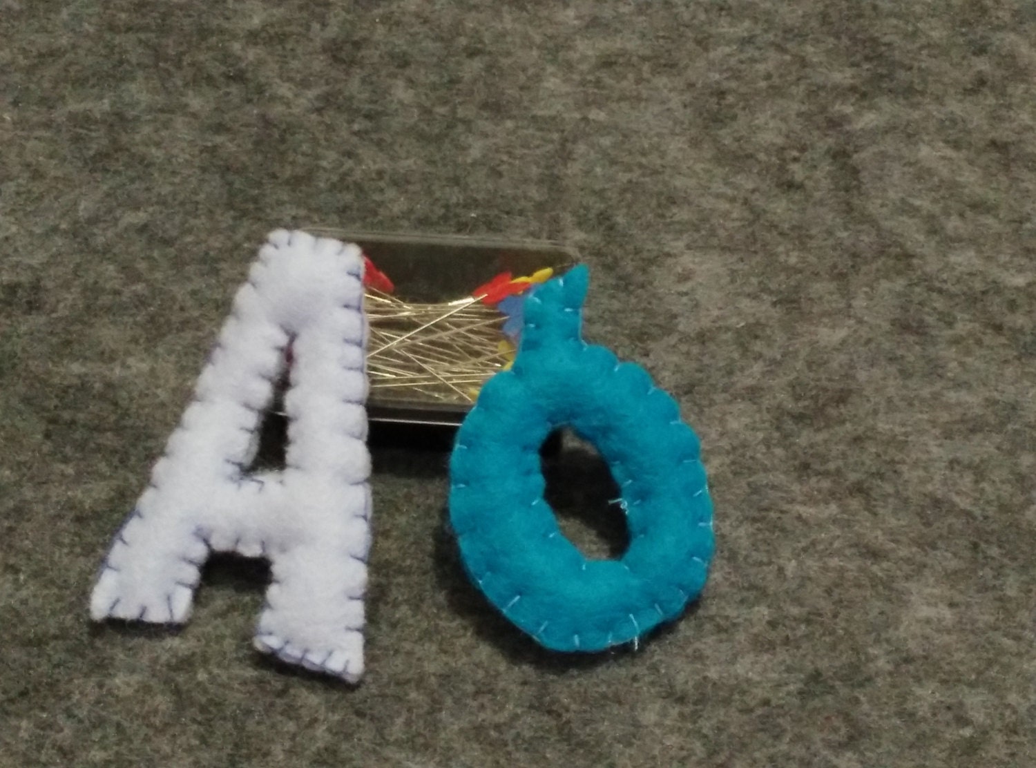 Felt pattern letters / fabric pattern for letters / Pattern