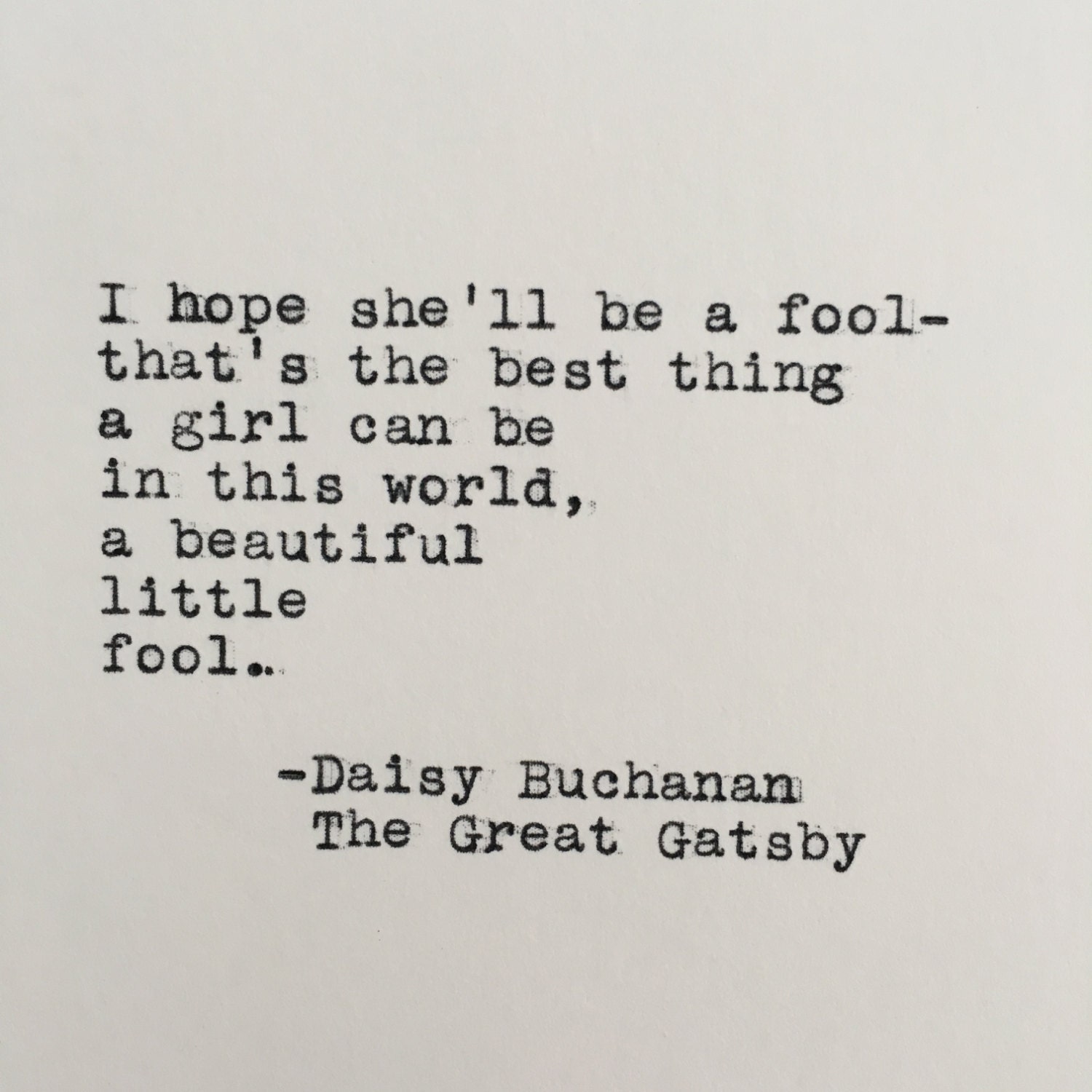 Quotes about gatsby and daisy