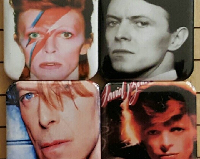 Button Pins, David Bowie, Bowie, Ziggy Stardust, Pins