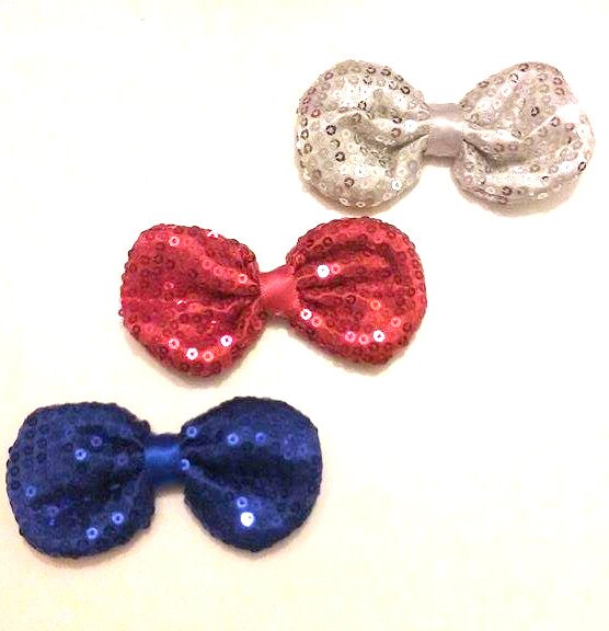 Red White and Blue Bows Patriotic Bows 4th of July Bows