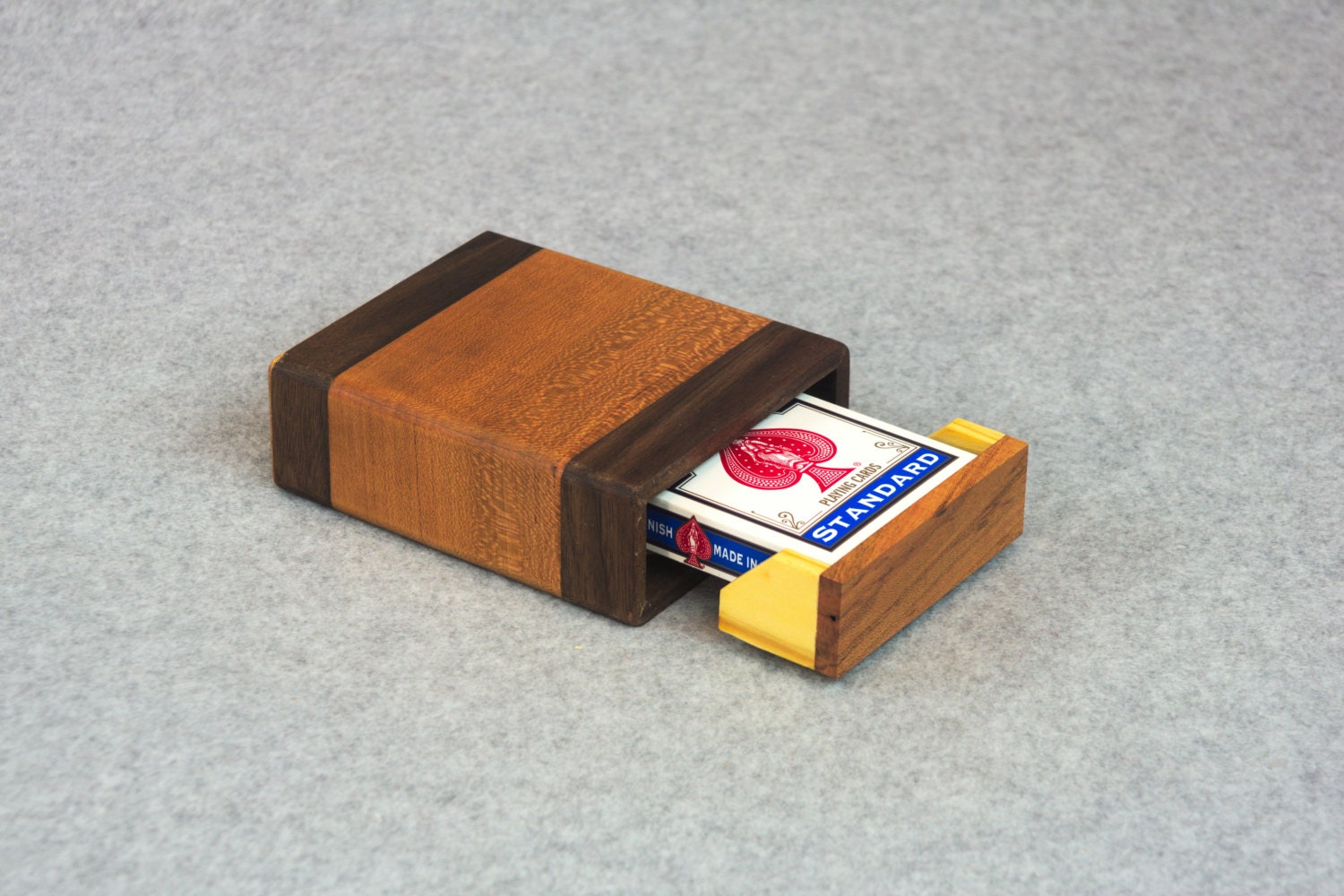 Playing Card Storage Box For 1 Deck Of Cards Handcrafted