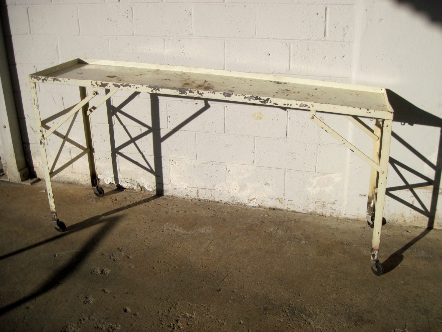 Rescued Funeral Home Antique Table Vintage Autopsy