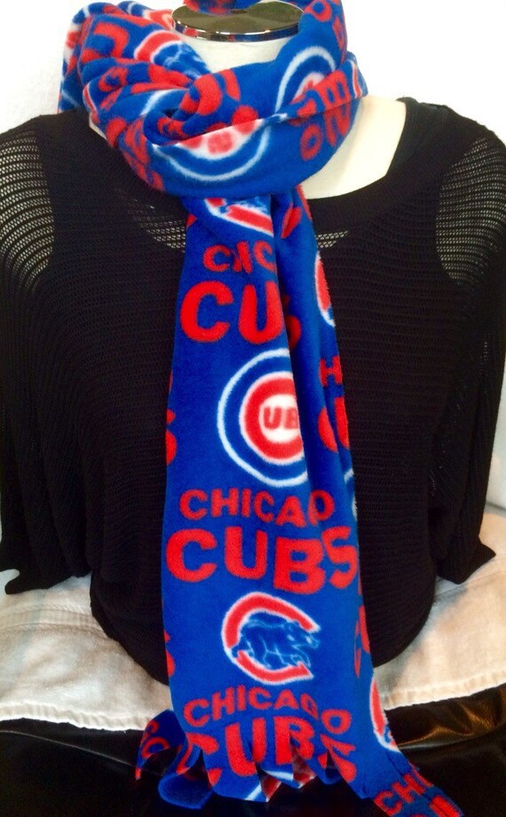 Chicago Cubs Scarf Chicago Cubs Blanket Scarf Chicago Cubs