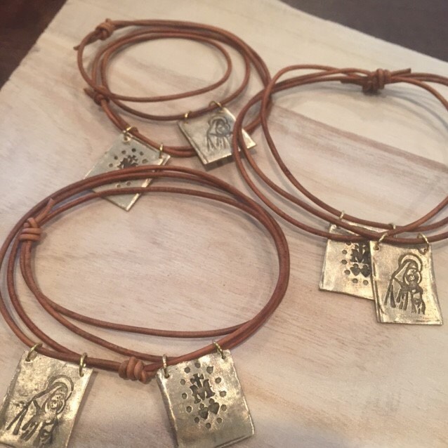 Scapular Necklace Catholic Scapular Catholic Jewelry