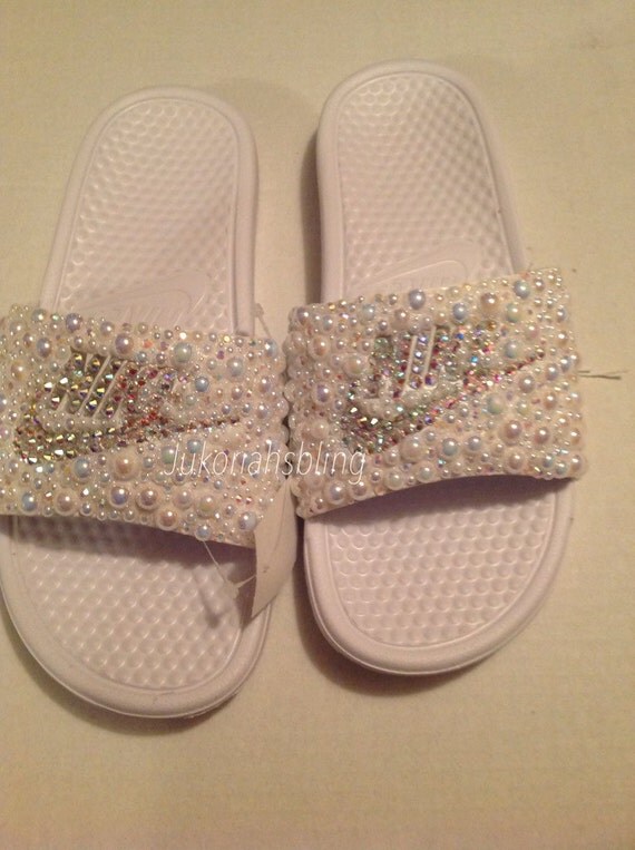 nike sparkle slides