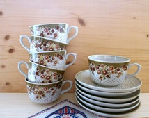 Tasse à Thé Ancienne Russe Avec Couvercle - KUZNETSOV - Bon état