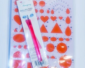 Quilling Tool, Quilling Board, Quilling Set, Slotted Quilling Tool, Paper Turning Tool, Paper Bead Roller