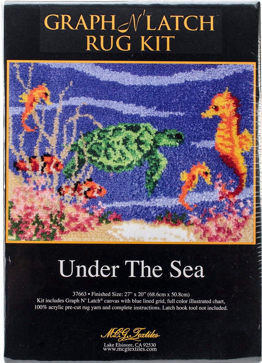 Under the Sea Latch Hook Rug Kit