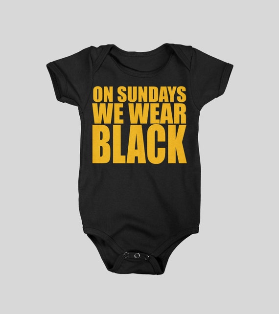 Steelers Baby Onesie / Bodysuit Newborn 24 Months by WearPurdy